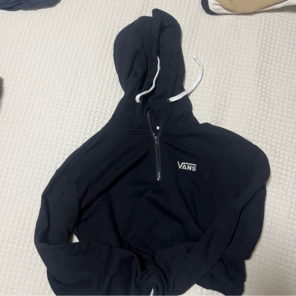 Vans Black Pullover with White Logo